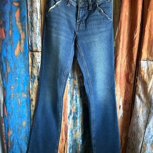 Rock and Roll Denim Blue Boot Cut Riding Jeans